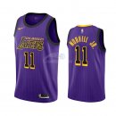 Camisetas NBA de Zach Norvell Los Angeles Lakers Jr Nike Púrpura Ciudad 2019/20