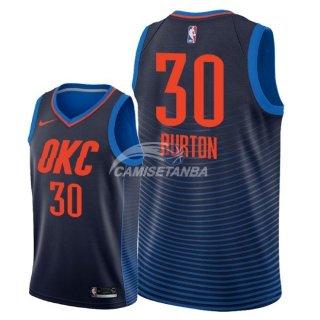 Camisetas NBA de Deonte Burton Oklahoma City Thunder Marino Statement 2018