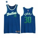 Camisetas NBA Edición ganada Dallas Mavericks Seth Curry Azul