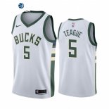 Camisetas NBA de Milwaukee Bucks Jeff Teague Nike Blanco Association 2021