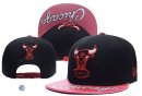 Snapbacks Caps NBA De Chicago Bulls Negro Rosa