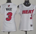 Camisetas NBA Mujer Dwyane Wade Miami Heat Blanco