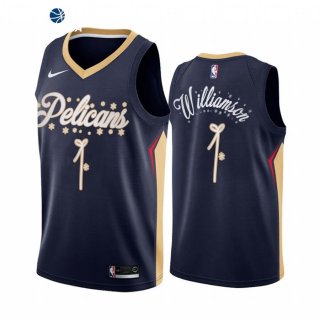 Camisetas NBA 2020 Navidad New Orleans Pelicans Zion Williamson Marino