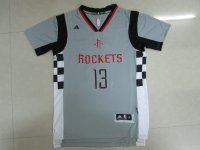 Camisetas NBA de Manga Corta James Harden Houston Rockets Gris