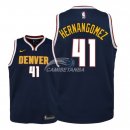 Camiseta NBA Ninos Denver Nuggets Juan Hernangomez Marino Icon 18/19