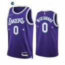 Camisetas NBA de Los Angeles Lakers Russell Westbrook 75th Purpura Ciudad 2021-22
