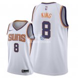 Camisetas NBA de George King Phoenix Suns Blanco Association 2018