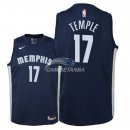 Camisetas de NBA Ninos Memphis Grizzlies Garrett Temple Marino Icon 2018