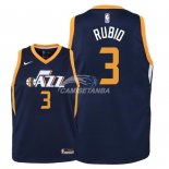 Camisetas de NBA Ninos Utah Jazz Ricky Rubio Marino Icon 2018