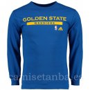 Camisetas NBA Manga Larga Golden State Warriors Azul