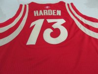 Camisetas NBA Houston Rockets 2015 Navidad Hardem Rojo