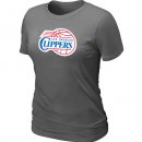 Camisetas NBA Mujeres Los Angeles Clippers Gris Hierro