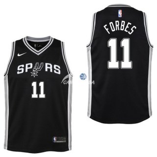 Camiseta NBA Ninos San Antonio Spurs Patty Mills Negro Icon 17/18