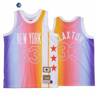 Camisetas NBA Brooklyn Nets Nicolas Claxton Blanco Throwback 2021