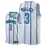 Camisetas NBA de Gerald Wallace Charlotte Hornets Retro Blanco 30 Aniversario 18/19