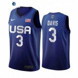 Camisetas NBA de Anthony Davis Juegos Olímpicos Tokio USMNT 2020 Azul