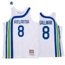 Camisetas NBA Atlanta Hawks NO.8 Danilo Gallinari Blanco Throwback 2022