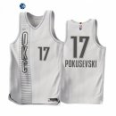 Camisetas NBA de Oklahoma City Thunder Aleksej Pokusevski 75th Blanco Ciudad 2021-22