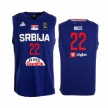 Camisetas Copa Mundial de Baloncesto FIBA 2019 Serbia Vasilije Micic Azul
