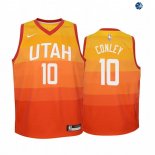 Camisetas de NBA Ninos Utah Jazz Mike Conley Nike Amarillo Ciuda 19/20