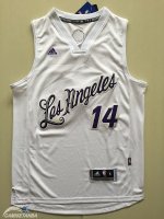 Camisetas NBA Los Angeles Lakers 2016 Navidad Brandon Ingram Blanco