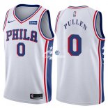 Camisetas NBA de Jacob Pullen Philadelphia 76ers Blanco 17/18