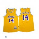 Camisetas NBA de Brandon Ingram Los Angeles Lakers Amarillo Blanco