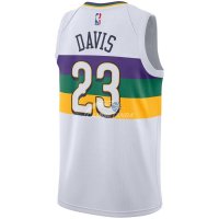 Camisetas NBA de Anthony Davis New Orleans Pelicans Nike Blanco Ciudad 18/19