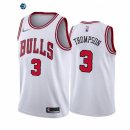 Camisetas NBA Nike Chicago Bulls NO.3 Tristan Thompson Blanco Association 2022