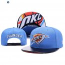 Snapbacks Caps NBA De Oklahoma City Thunder Leather Azul 2020