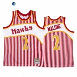 Camisetas NBA Atlanta Hawks Moses Malone Rojo Hardwood Classics