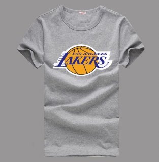 Camisetas NBA Los Angeles Lakers Gris