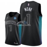 Camisetas NBA de Malik Monk Charlotte Hornets Negro Ciudad 2018