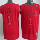 Camisetas NBA Chicago Bulls 2012 Navidad Rose Rojo