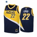Camisetas NBA Ninos Indiana Pacers NO.22 Caris LeVert 75th Season Marino Ciudad 2022-23