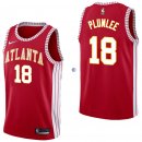 Camisetas NBA de Miles Plumlee Atlanta Hawks Retro Rojo 17/18