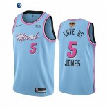 Camisetas NBA Miami Heat Derrick Jones 2020 Campeones Finales Love Us Azul Ciudad