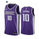 Camisetas NBA Nike Sacramento Kings NO.10 Domantas Sabonis Purpura Icon 2021-22