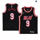 Camisetas de NBA Ninos Miami Heat Kelly Olynyk Negro Hardwood Classics 96/97