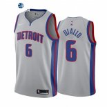 Camisetas NBA de Detroit Pistons Hamidou Diallo Nike Gris Statement 2021-22