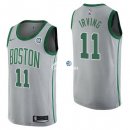 Camisetas NBA de Kyrie Irving Boston Celtics Gris Ciudad 17/18
