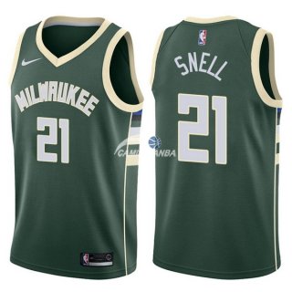 Camisetas NBA de Tony Snell Milwaukee Bucks Verde Icon 17/18