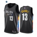 Camiseta NBA de Landry Shamet Brooklyn Nets Negro Ciudad 2020-21