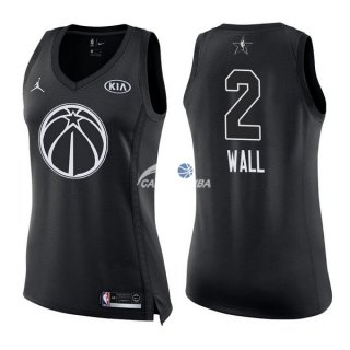 Camisetas NBA Mujer John Wall All Star 2018 Negro