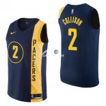 Camisetas NBA de Darren Collison Indiana Pacers Nike Marino Ciudad 17/18
