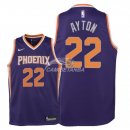 Camisetas de NBA Ninos Phoenix Suns DeAndre Ayton Púrpura Icon 2018