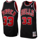 Camisetas NBA de Scottie Pippen Chicago Bulls Negro