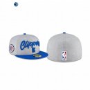 Snapbacks Caps NBA De Los Angeles Clippers Heather OTC 59FIFTY Fitted Gris 2020