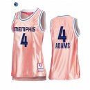 Camisetas NBA Mujer Memphis Grizzlies NO.4 Steven Adams 75th Aniversario Rosa Oro 2022