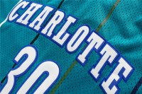 Camisetas NBA de Wardell Stephen Curry Charlotte Hornets Verde